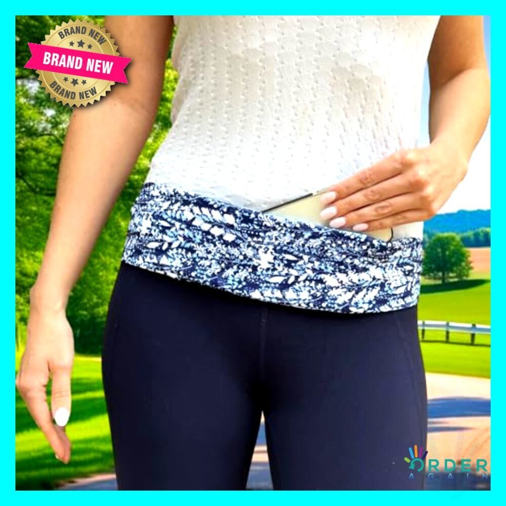 Adjustable Fanny Pack Running Belt Secure Travel Pocket Waist Pack Phone Holder - Picture 4 of 6